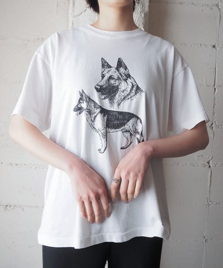 German Shepherd Print Tee WH
