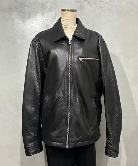 MICHAEL KORS Zip Up Leather Jacket BK