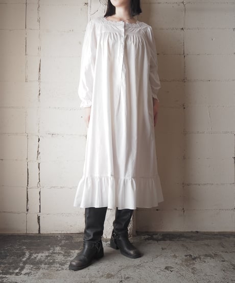 3 SUISSES Square Neck Night Dress WH