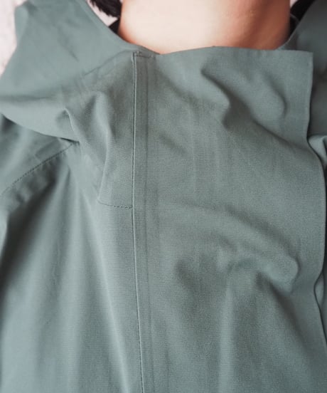Double Zip Short Nylon Jacket GN
