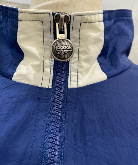Reebok Wave Design Nylon Jacket NV WH