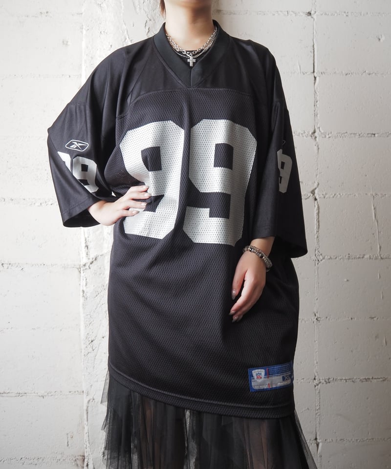 【激レア】BROCKERMEYER ゲームシャツNFL NFL レイダース Reebok McFADDEN ゲームシャツ RAIDERS - メルカリ