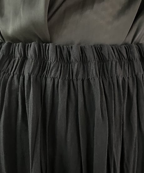 Tiered Flare Skirt BK