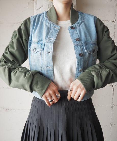 VERONICA BEARD Denim MA-1 Docking Jacket LBL KA