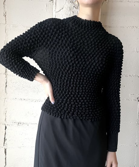 L/S Popcorn Tops BK