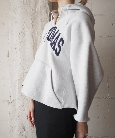 REMAKE Cut Off Hoodie GRNV
