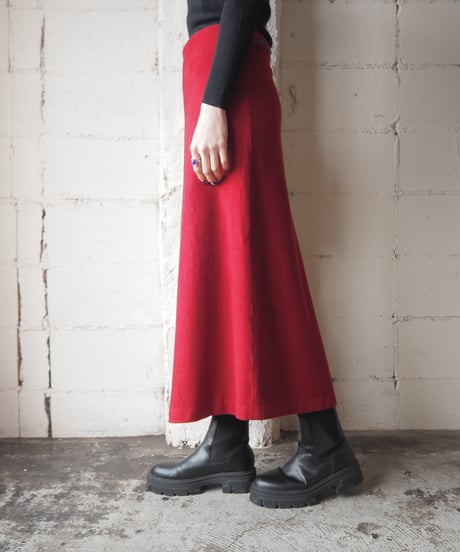 YOHJI YAMAMOTO+NOIR Semi Tight Skirt RE