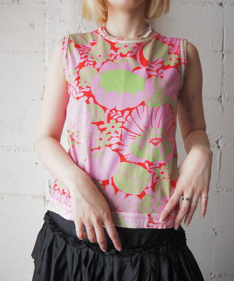 tricot COMME des GARCONS N/S Flower Print Tee PIYGN