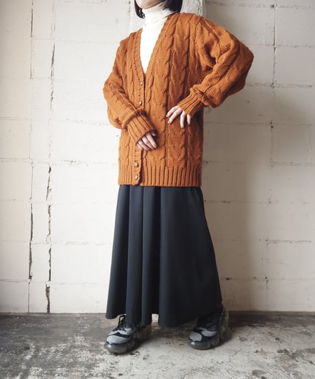 Vneck Fisherman Cardigan BR