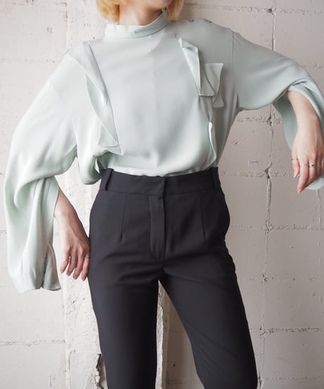 TOGA PULLA Frill Design Shirt LGN