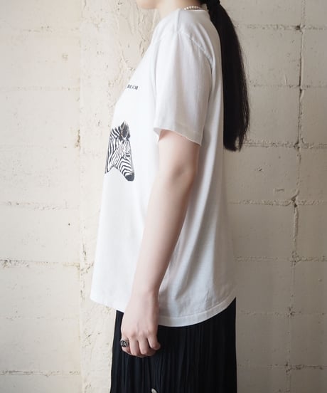 Zebra Print Tee WH