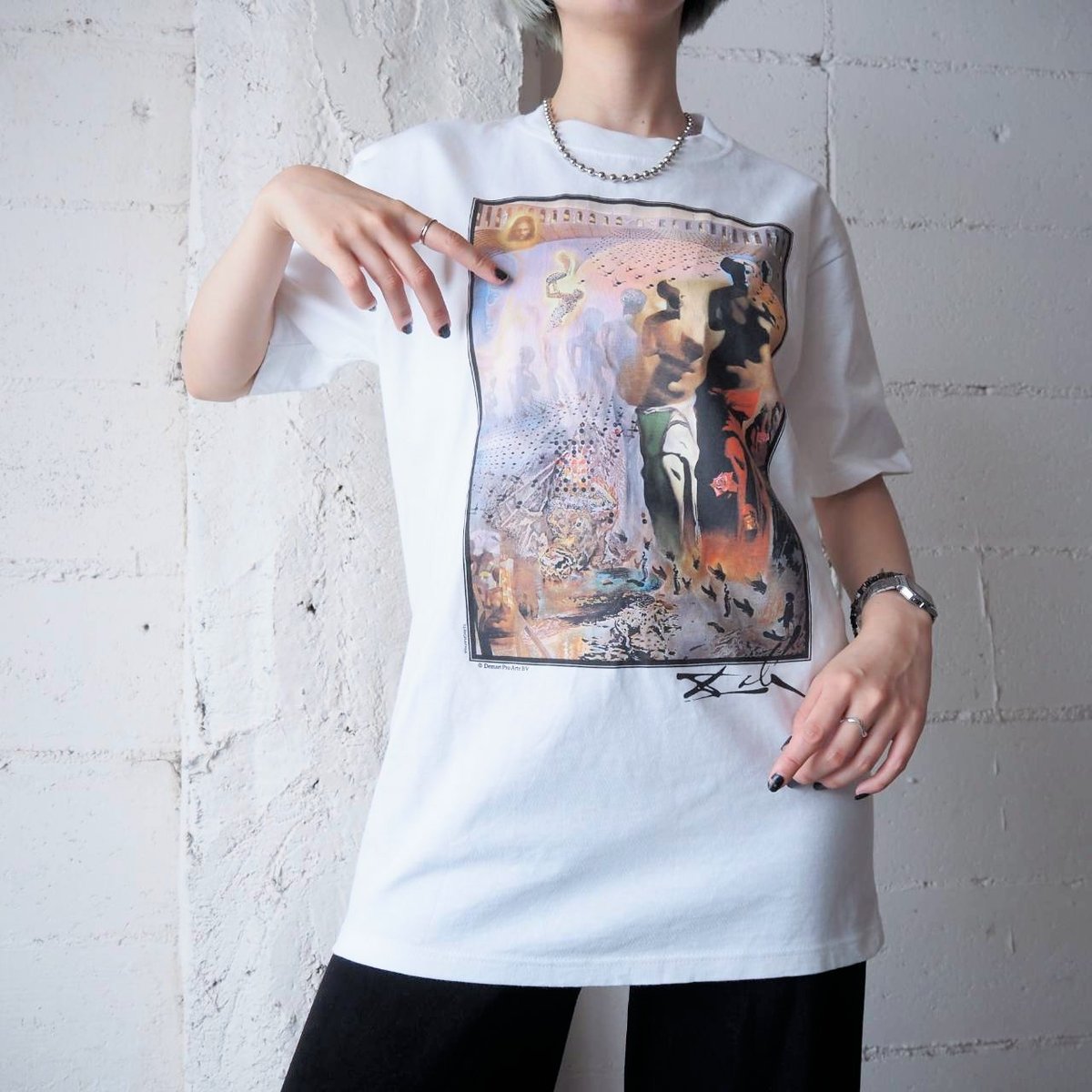 1990's Dead Stock USA Salvador Dali Tee 幻覚剤的闘牛士