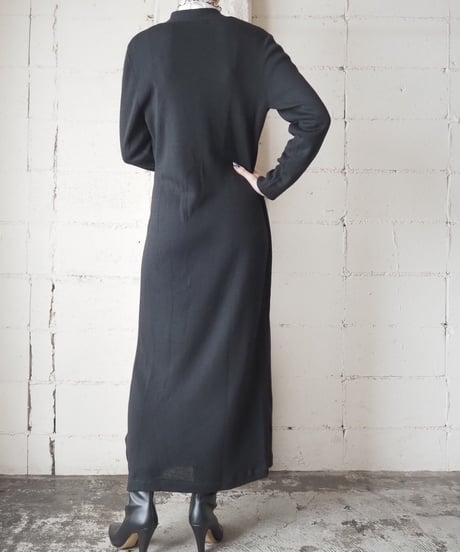 China Button Knit Gown BK