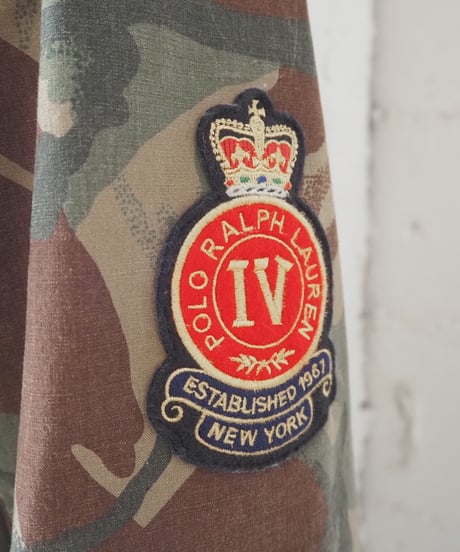 POLO RALPH LAUREN Crazy Pattern Military Jacket KA