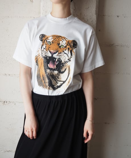 1980's USA Tiger Print Tee WH