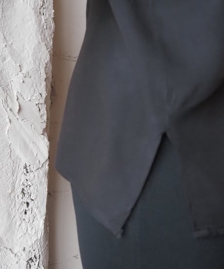 Collarless Rayon Shirt BK