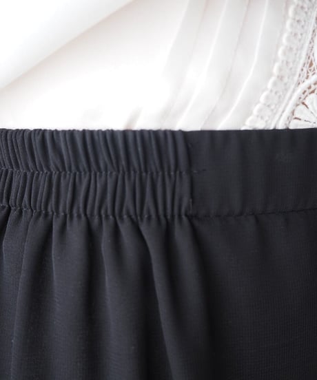 Sheer Layered Easy Pants BK
