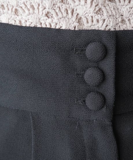 Wide Tuck Pants BK