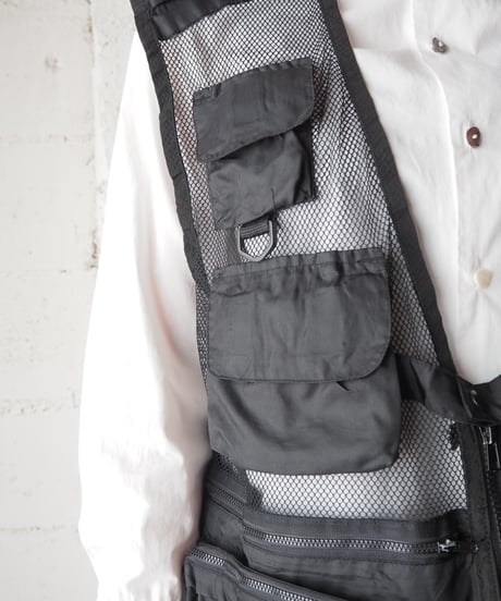 Mesh Design Fishing Vest BK