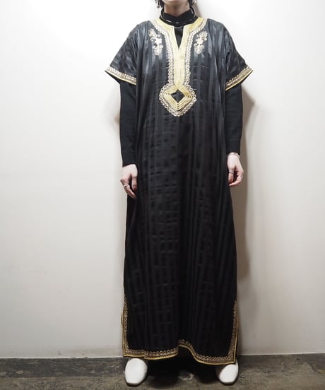 Embroidery Kaftan Dress BK
