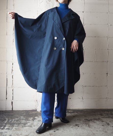 Open Collar Double Breasted Cape NV