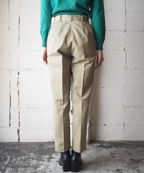 Cotton Tuck Pants BE