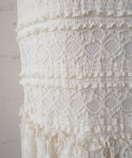 Lace Tiered Mermaid Skirt IV