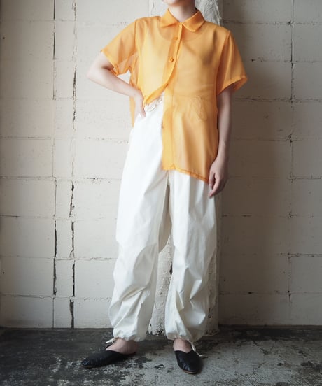 See Through Colour S/S Shirt OR