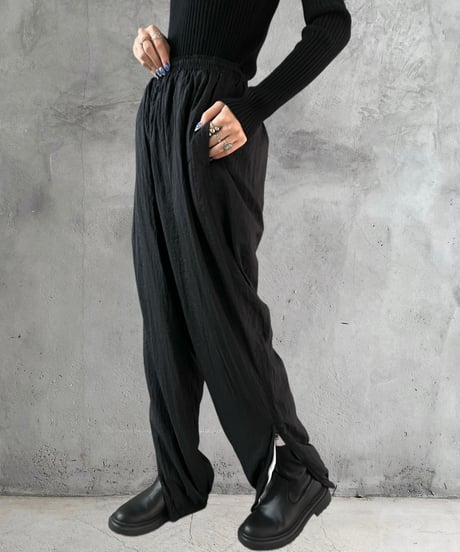 NIKE Side Zip Nylon Pants BK