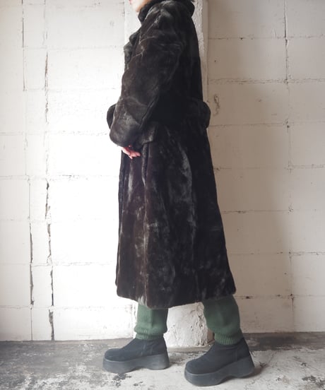 Double Breasted Fur Coat BR