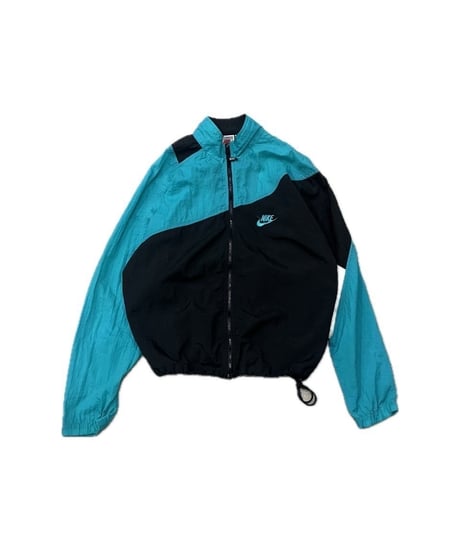NIKE Stand Collar Nylon Jacket BL