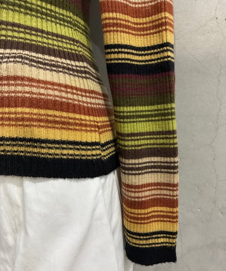 Multi Border Rib Turtle Knit BRBKBE