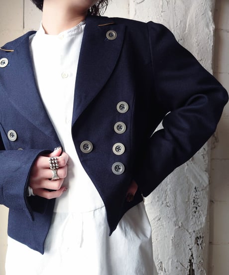 Button Design Tyrolean Short Jacket NV
