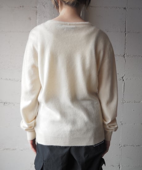 LAUREN Shoulder Button Cashmere Sweater IV