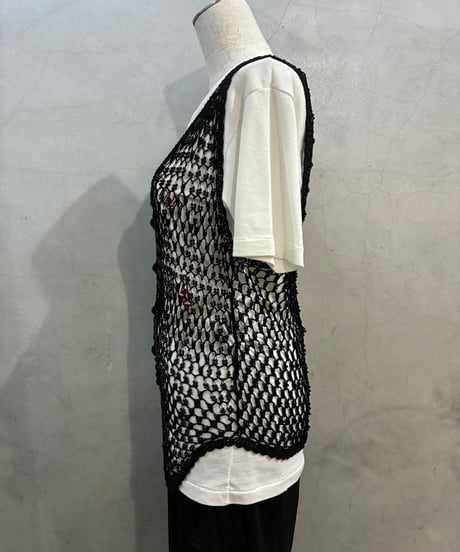 Crochet Beads Vest BK