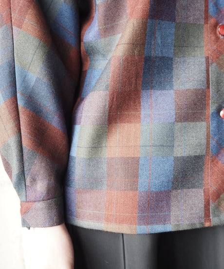 Design Collar Check Shirt RENV