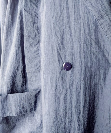 1980's Washer Poly Double Breasted Coat BK