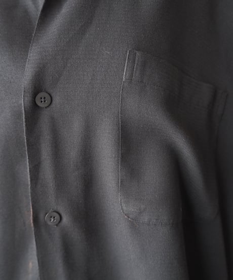 S/S JOHN HENRY Open Collar Shirt BK