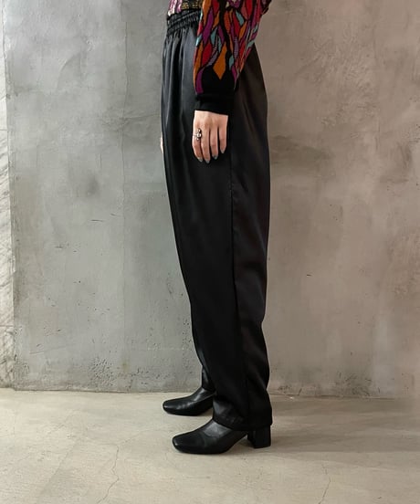 Satin Easy Pants BK