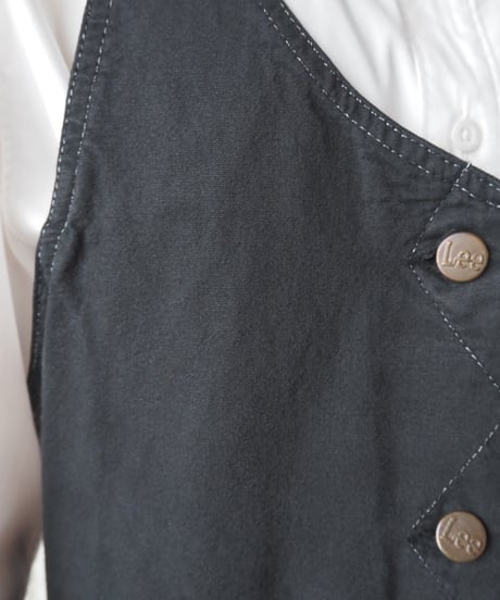 Lee White Stittch Overall BK
