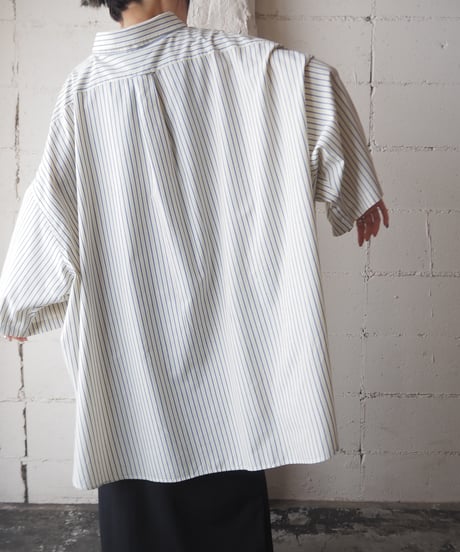 KING SIZE Stripe B.D.Shirt WHYENV