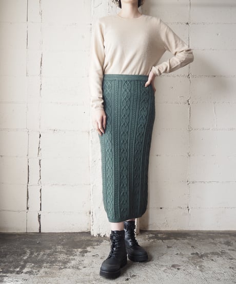 Alan Knit Tight Skirt GN