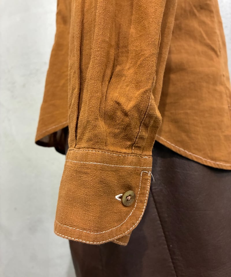 美品 モスキーノジーンズ ボーン柄プリントシャツ イエロー サイズL*GD840 MOSCHINO JEANS L/S Shirt BR | Orfeo