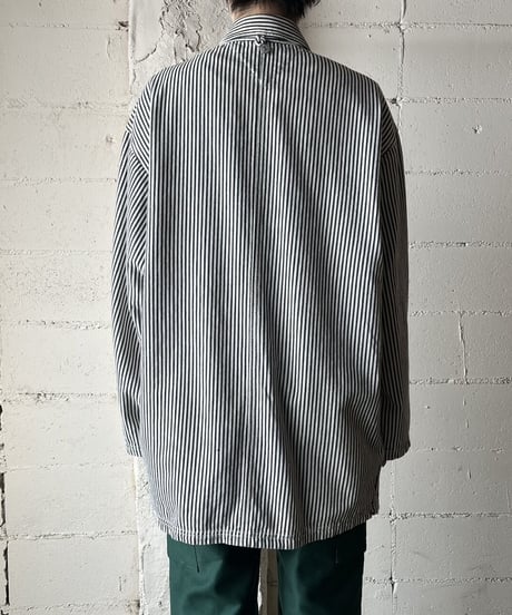 TOMMY HILFGER Stripe Shirt Jacket WHBK