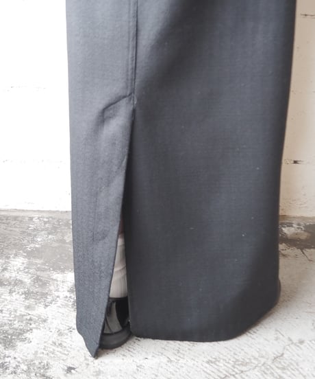 Side Button Jumper Skirt BK