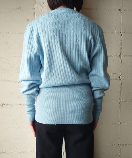 Long Rib Cable Sweater LBL