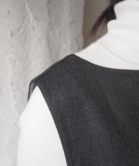 MaxMara Sleeveless Wool Dress BK