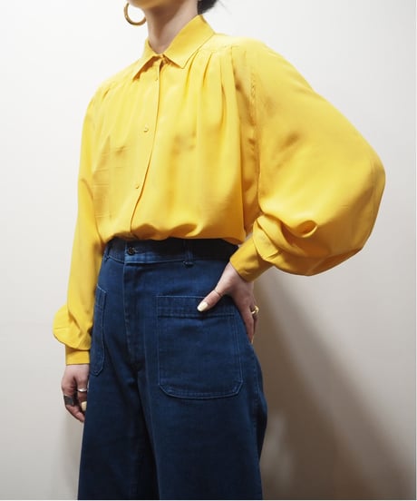 Freedom Sleeve Silk Shirt YE
