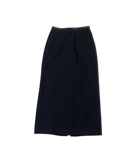 Back Slit Long Skirt BK