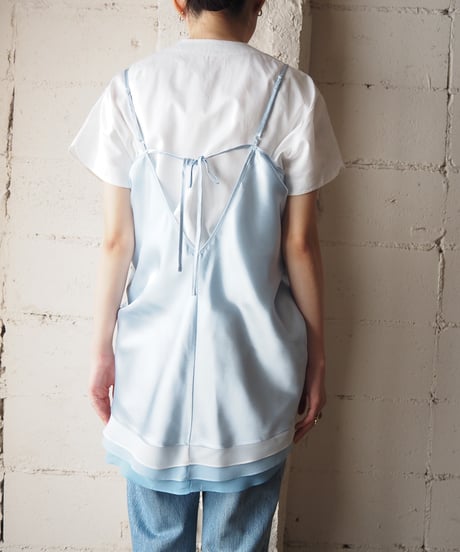 REMAKE Layered Hem Satin Camisole LBL